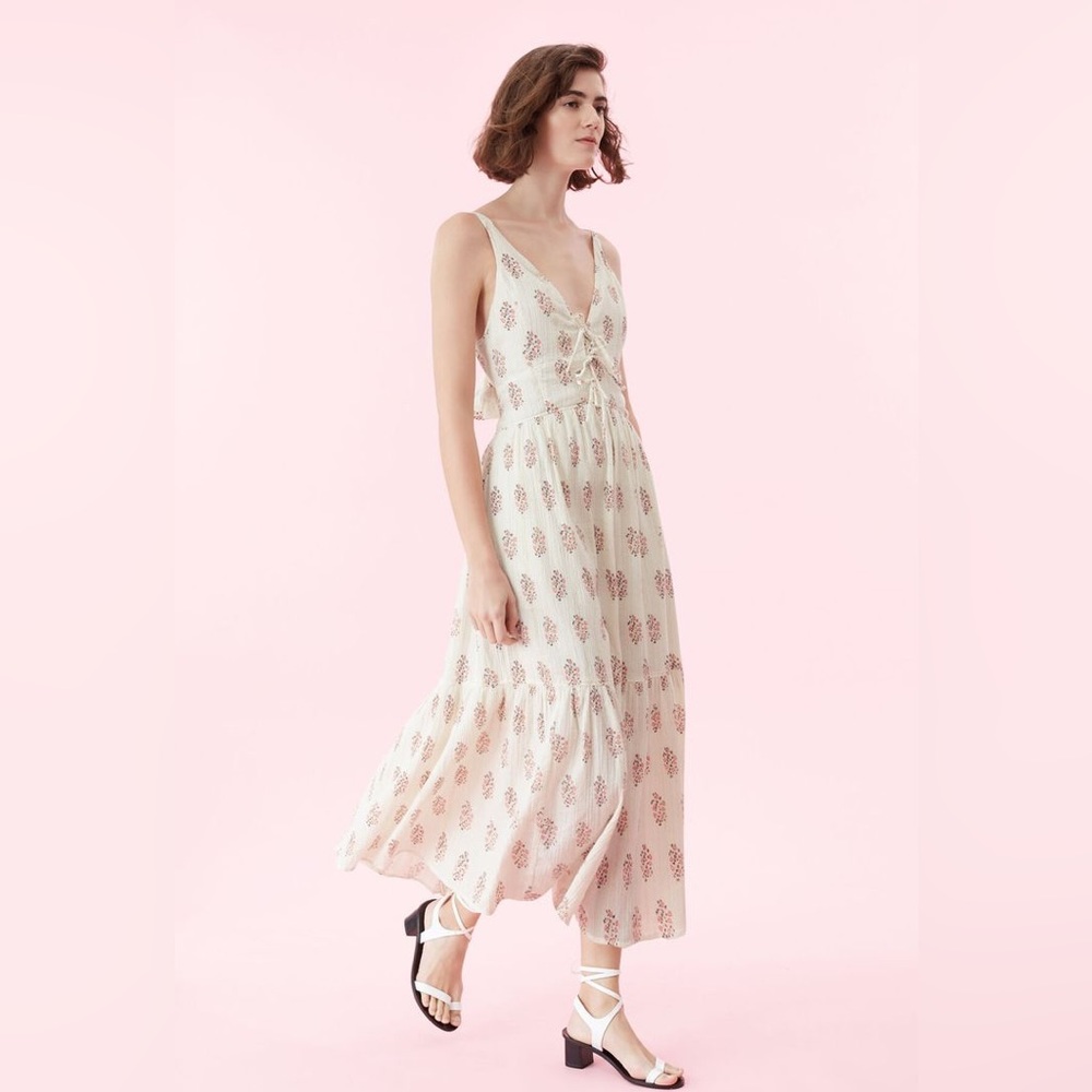 NWT Rebecca Taylor La Vie Jaipur Cotton Floral Dress XS